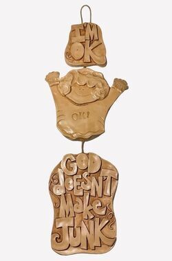 Vintage 1970’s ‘God Doesn’t Make Junk’ Plaque
